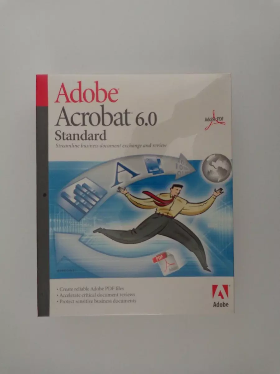 Adobe Acrobat 6.0 Standard (Retail) (1 User/s) Full Version for Windows 22001617