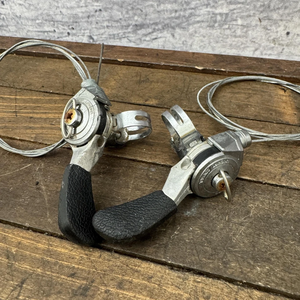 Vintage Shimano SL-AT50 Thumb Shifters Pair UniShift 80s MTB Bike 175g - Image 3 of 4