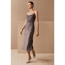nwt by ANTHROPOLOGIE BHLDN FOREVER THAT GIRL sz 12 Dunne Midi Dress in lavender