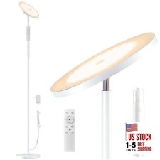 LED Floor Lamp, 3600LM Bright Standing Lamp 350W Equivalent with 2700K White