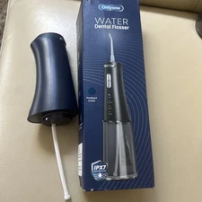 Onlyone Water Dental Flosser Pick for Teeth Blue Motor Only Handset No Reservoir