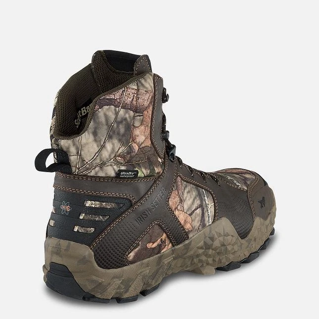 Irish Setter VaprTrek Mens 7 Waterproof 400G Insulated 8” Realtree Hunting Boots - Image 2 of 4
