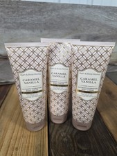 3PK Bath Body Works Caramel Vanilla Body Cream 8oz NEW