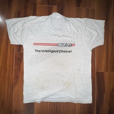 Vintage Circuit City T-Shirt “The Intelligent Choice” Gray USA 80s 90s Large