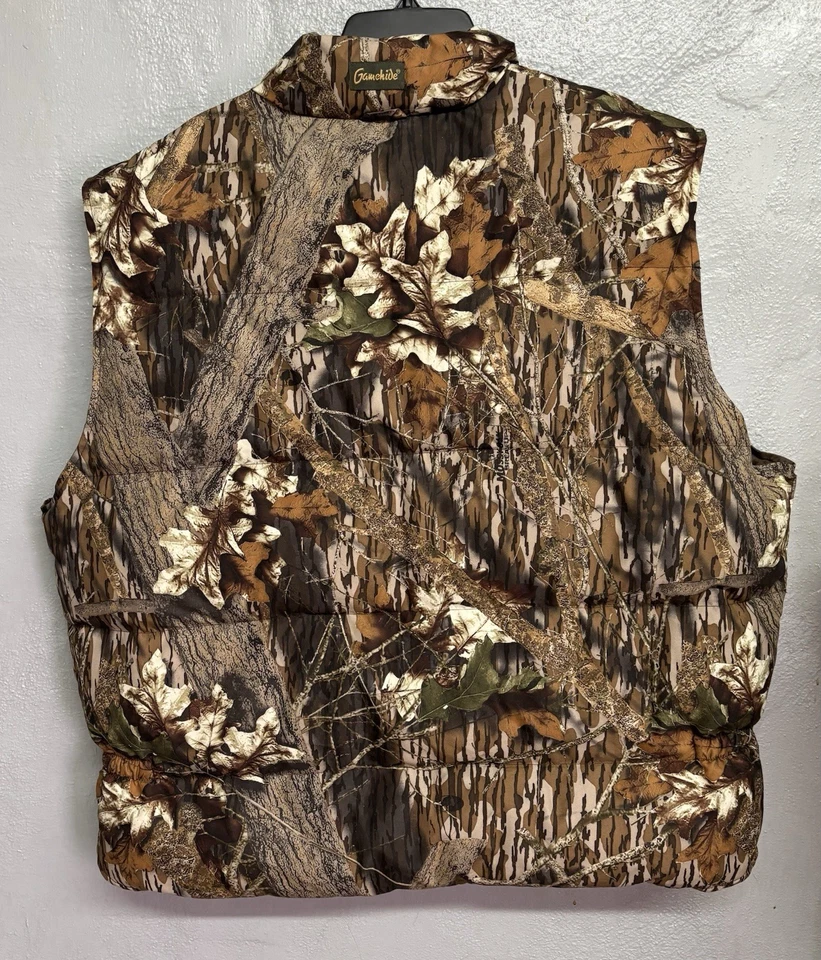 Gamehide Camo Vest Mossy Oak Breakup Down-filled Men's Size XXL - Image 2 of 4