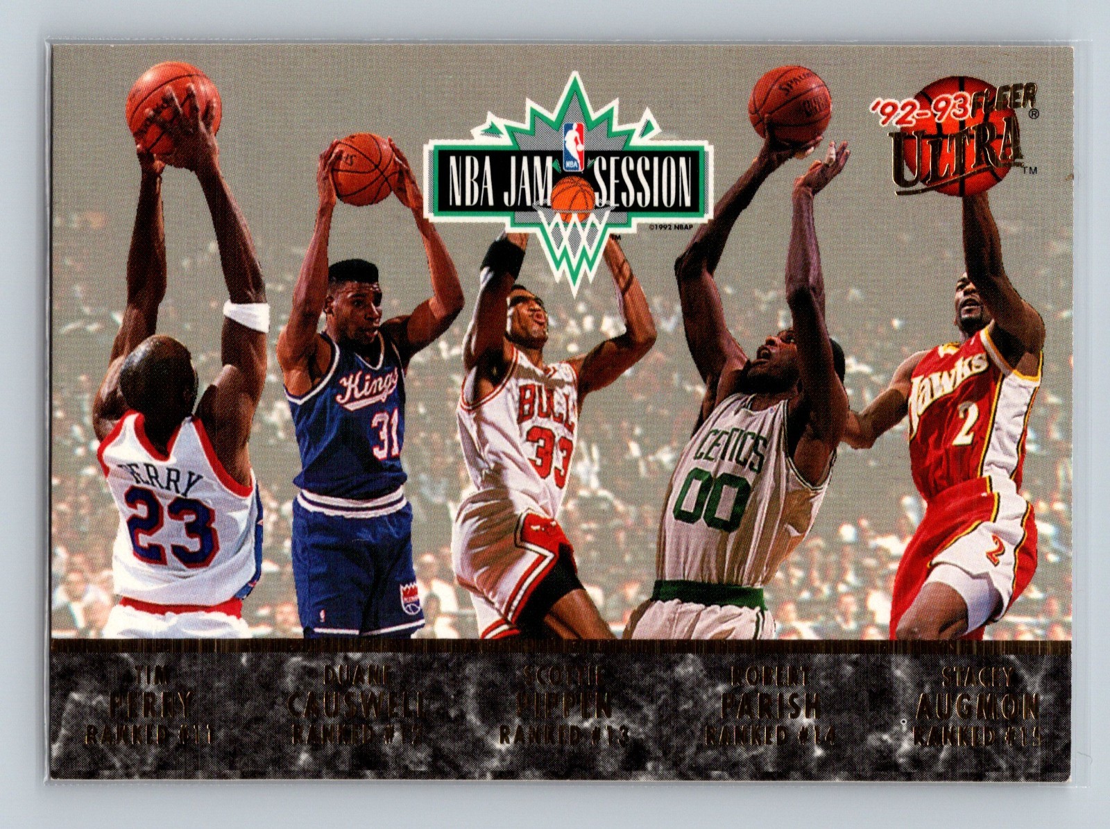 1992-93 Fleer Ultra - Nba Jam Session Michael Jordan, Malone, Pippen #SHEE