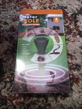 Motor Mole Repellent Screw Solar Powered Outdoor Snake Mole Deterrent Vibration 