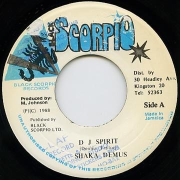 Chaka Demus - D.J. Spirit (7'')