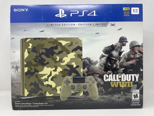 PS4 Slim 1TB Limited Edition Console [Call of Duty: WWII Bundle