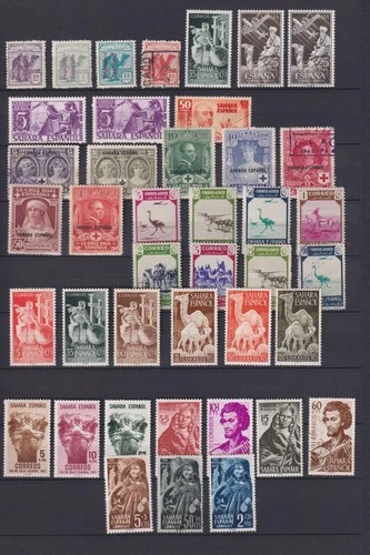 SPANISH SAHARA. 1931/ 1975. 259 STAMPS + FDC