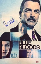 Tom Selleck Signed 12x18 Photo Blue Bloods Authentic Autograph Beckett Witness