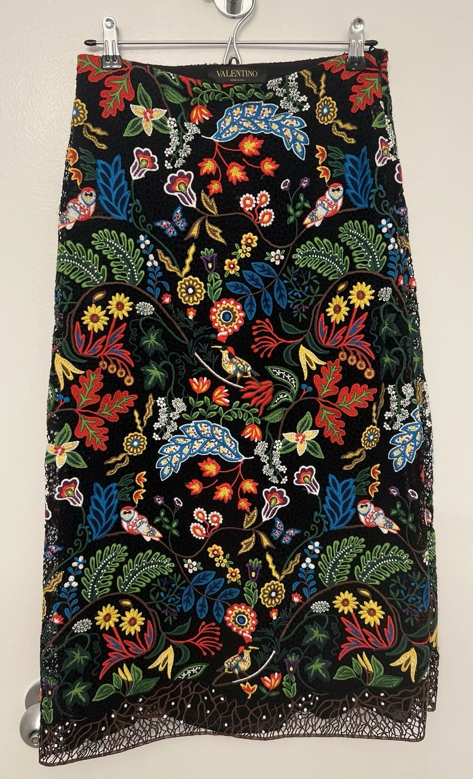 Valentino — Stunning Colorful Genuine Valentino Midi Long Skirt Small Size