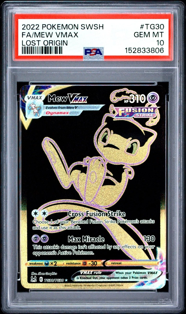 Mew Pokémon TCG Professional Sports Authenticator (PSA) Grade 10