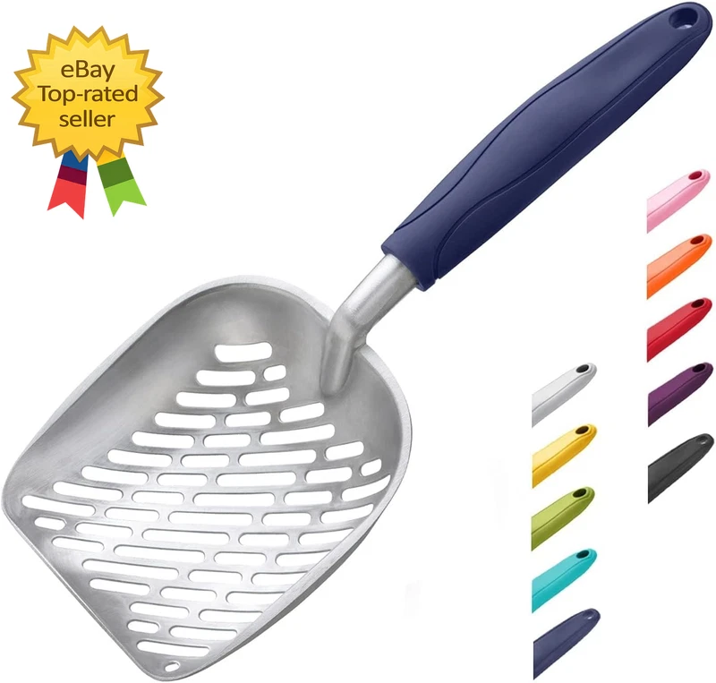 cat litter scoop aluminum alloy sifter kitty metal scooper deep shovel