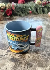 NEW Back To The Future II Ceramic Mug Hoverboard Handle Time Machine 20oz