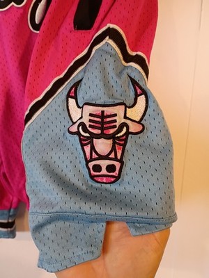 Just Don Chicago Bulls Shorts Mens M Hot Pink Carolina Blue Jordan