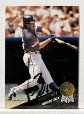 1993 Leaf George Bell HOF Autographed Baseball Card Near Mint