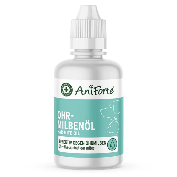 Aniforte OhrmilbenöL 50 Ml | Hunde | Katzen | Nager | Gegen Juckreiz-image