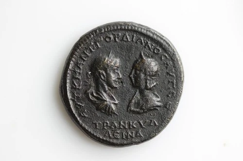 Gordian III & Tranquillina, 238-244 AD, AE 28/Thrace - MHTPOΠONTOY TOMEΩC