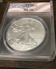 2012 American Silver Eagle Coin MS70 ANACS