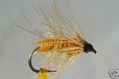 Lot De 10 Mouches De Pêche Noyées - Yellow Sally - Tailles 10/12/14 - Pour Truite