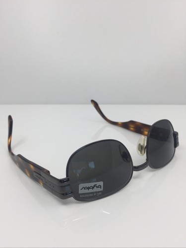 New Vintage Byblos 616 Sunglasses C. 3121 Shiny Gunmetal w/ Tortoise 52mm Italy - Picture 11 of 12