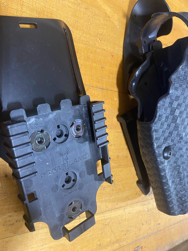 Safariland 6360 SLS ALS LIII Holster Sig P320 m17 RH Basketweave w/ QLS - Picture 2 of 7