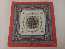Vintage Wamcraft Native American or Southwestern Pattern Bandana Made in USA