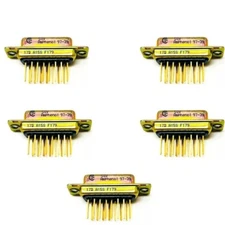 Amphenol 17-DA15S-F179 D-Sub Connector 15 Position Female Receptacle, 5 Pcs