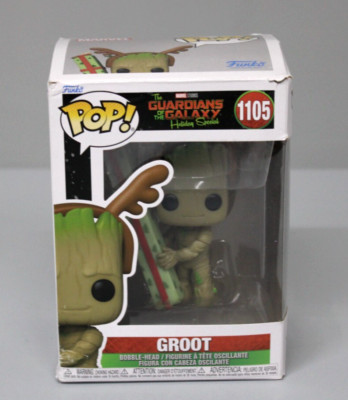 Funko: POP! -Marvel, The Guardians of the Galaxy 'Holiday Special' Groot 1105