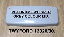 Toilet Cistern Lid = WHISPER GREY Twyford Bathrooms 12020/30. 518x200mm, RC-14