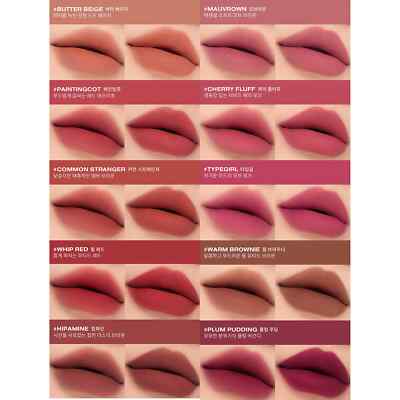 3CE Hazy Lip Clay 4g 10 Colors