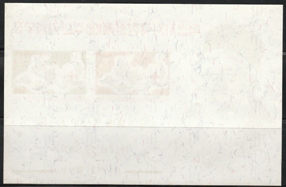 Sello de Corea SS 1963 SC# 384a; 'Emblema del Centenario de la Cruz Roja y Mapa del Mundo', S/S Foto 2 de 2