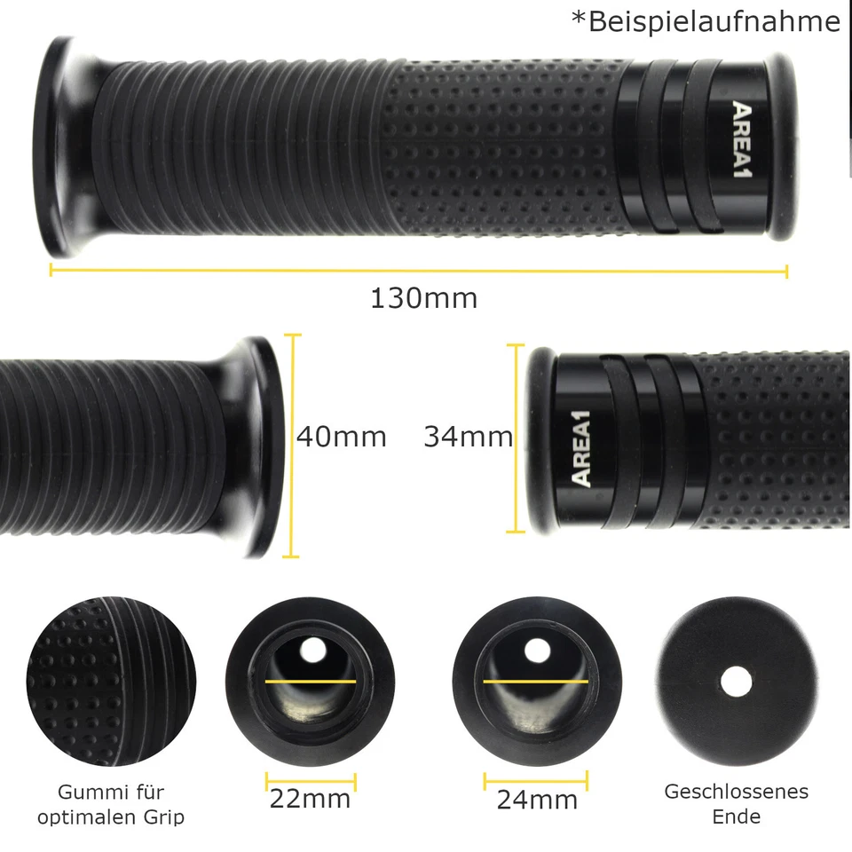 Lenkergriffe Griffgummis Kreidler Enduro, Florett, FloryClassic,Hiker 2.0(V10/S) - Bild 3 von 3