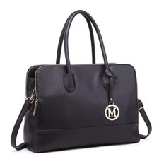 Women Work Shoulder Bag Ladies Handbag Satchel 13.5inch Laptop Bag Zipper