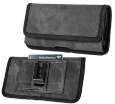 For Motorola moto g (2025) g power (2025) Sideways Clip Holster Pouch Carry Case