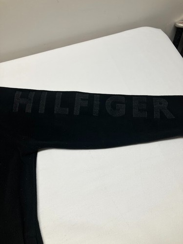 Tommy Hilfiger Sport Fleece Jacket Men's S Full Zip Up Black Embroidered Retro - Picture 3 of 8