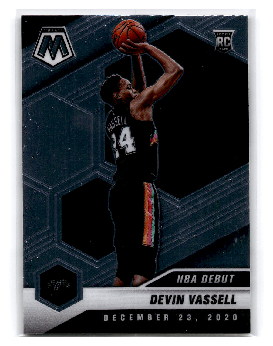 2020-21 Mosaic NBA Debut #278 Devin Vassell RC - San Antonio Spurs