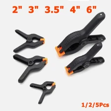 2" 3" 3.5" 4" 6" Heavy Duty Spring Clamps Grips Plastic Vice Quick Grip Clips