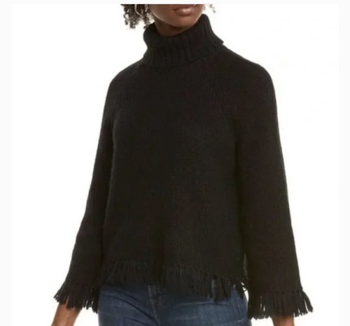 TORY BURCH Black JENNIFER FRINGE 