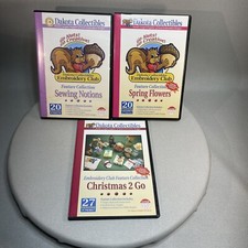 Dakota Collectibles Embroidery Designs Spring Flowers Sewing Notions Christmas 2