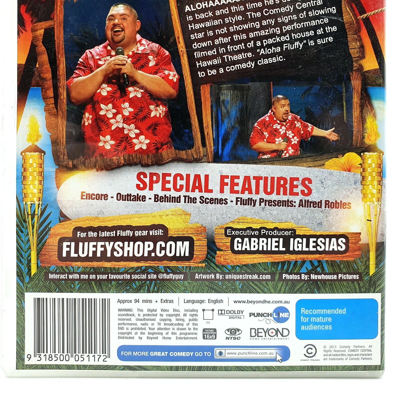 Gabriel Iglesias Aloha Fluffy Dvd 13 For Sale Online Ebay