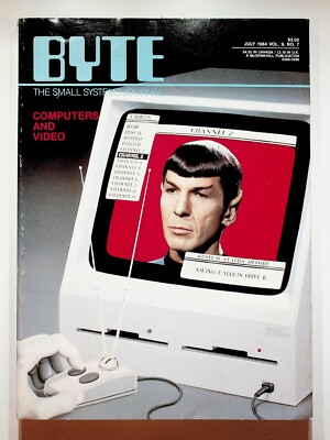 1984 July Byte Magazine Computers And Video Lotus 123 Kermit FTP AT&T ...