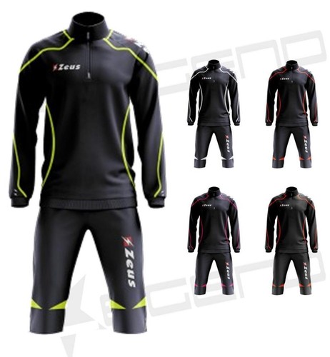 tuta ZEUS VIKY 3/4 PANT TRAINING ALLENAMENTO CORSA CALCIO PALESTRA | eBay