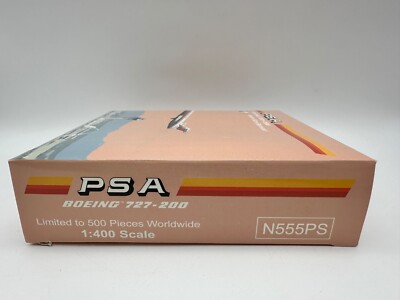 Gemini Jets PSA Pacific Southwest Boeing 727-200 1:400 N555PS