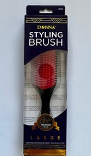 Donna Premium Collection Large Styling Hair Brush, Black