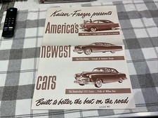 1951 Kaiser Frazer Henry J Brochure Folder
