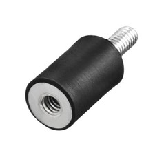8pcs 10mm x 15mm M4 Thread Male Female Rubber Mounts, Vibration Isolators