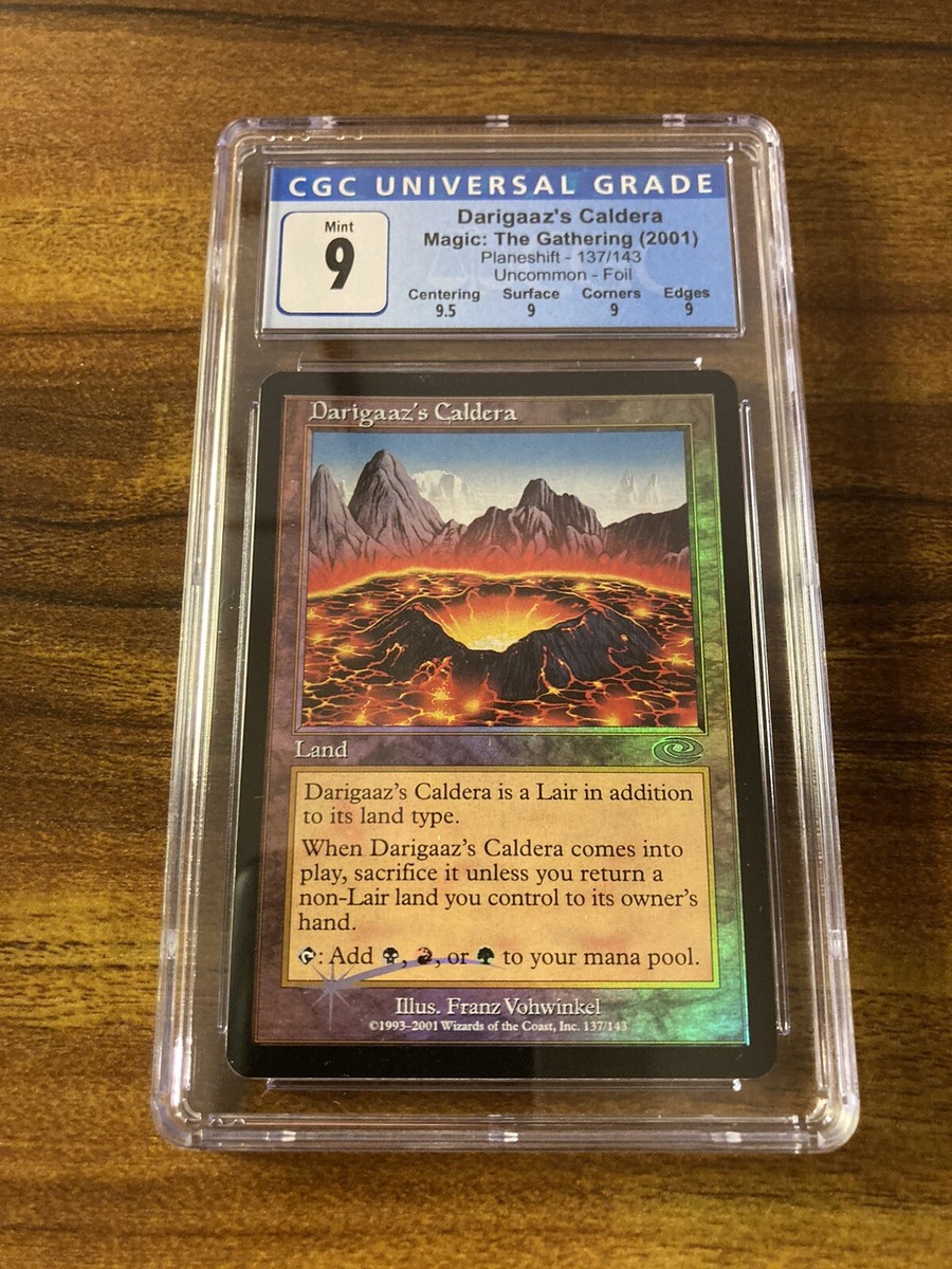 MTG✨DARIGAAZ'S CALDERA FOIL✨Planeshift CGC Quad 9's+ MINT