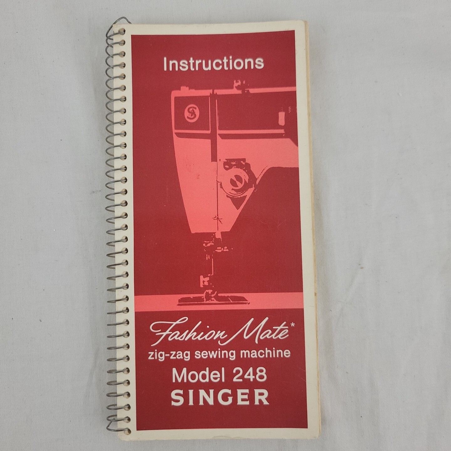 Singer Fashion Mate Instruction Book Model Manual 248 Sewing Machine
